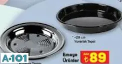 EMAYE ÜRÜNLER KÖZLEME TAVASI/YUVARLAK TEPSİ 28 CM EMAYE ÜRÜNLER KÖZLEME TAVASI/YUVARLAK TEPSİ 28 CM
